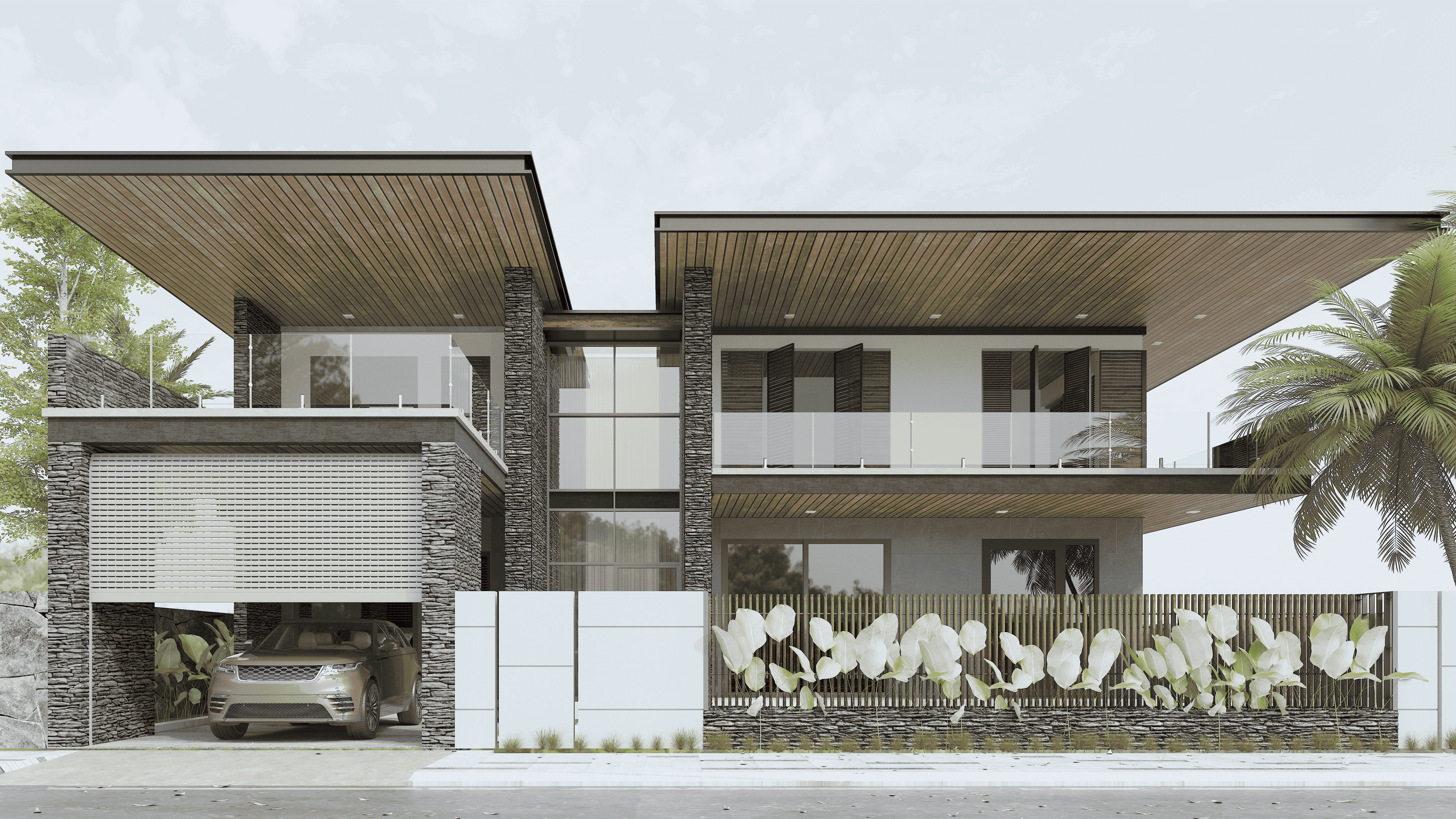 Linear Wooden Ceilings